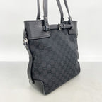 Gucci Tote GG Canvas Black Silver — view 2