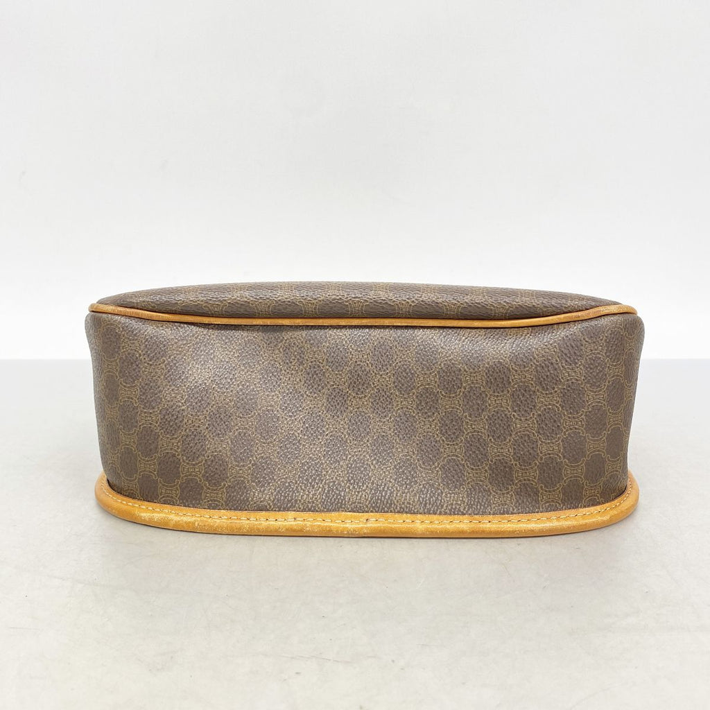 Celine Shoulder Bag Macadam Brown Gold — view 3