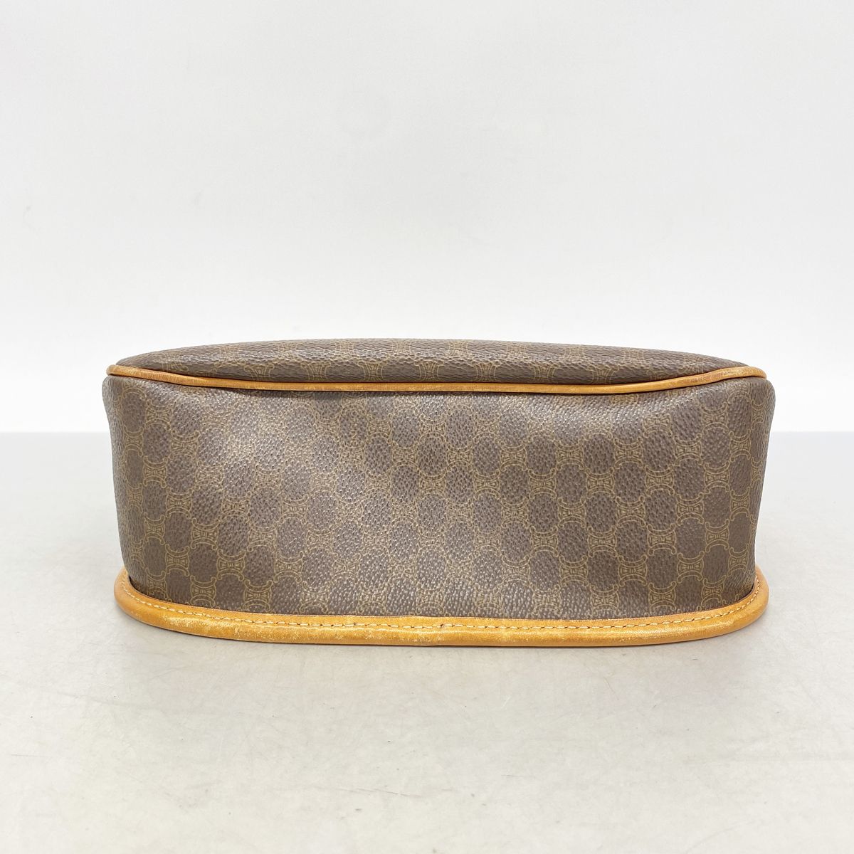 Celine Shoulder Bag Macadam Brown Gold — view 3