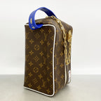 Louis Vuitton Clutch Monogram NBA Collaboration Cloakroom Drop Kit Brown — view 2