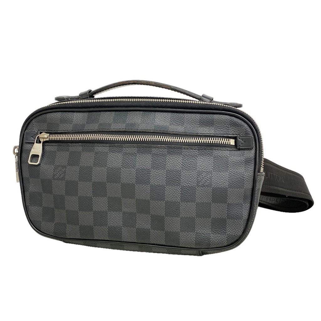Louis Vuitton Belt Bag Damier Graphite Ambler Black