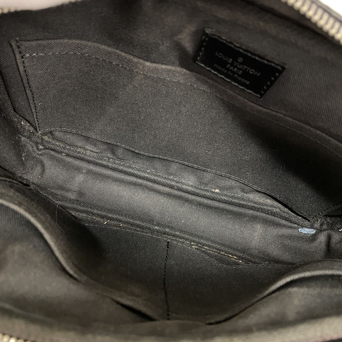 Louis Vuitton Belt Bag Damier Graphite Ambler Black — view 4