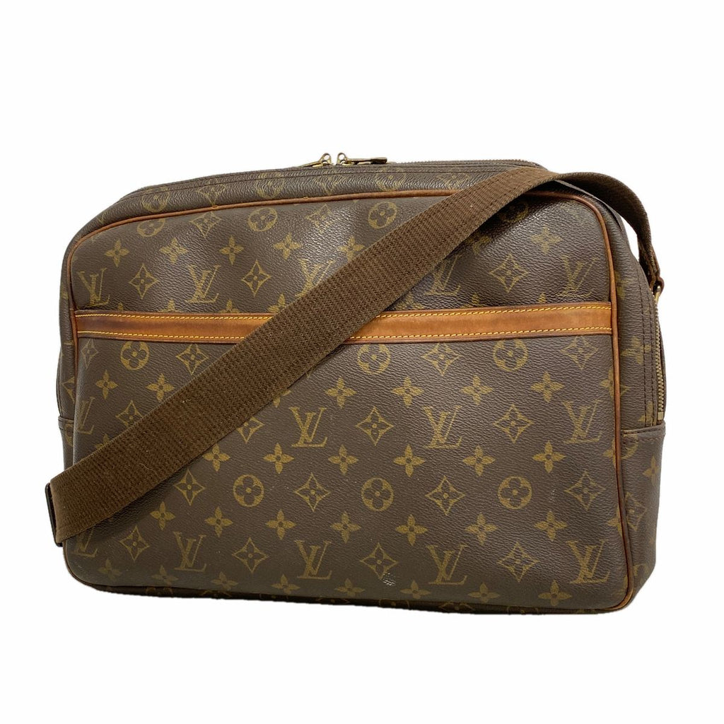 Louis Vuitton Shoulder Bag Monogram Reporter GM Brown