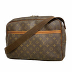 Louis Vuitton Shoulder Bag Monogram Reporter GM Brown