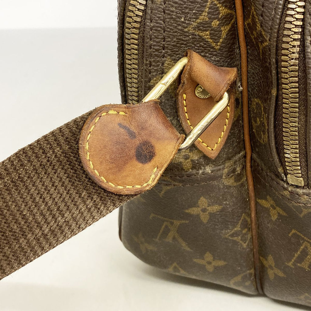 Louis Vuitton Shoulder Bag Monogram Reporter GM Brown — view 7