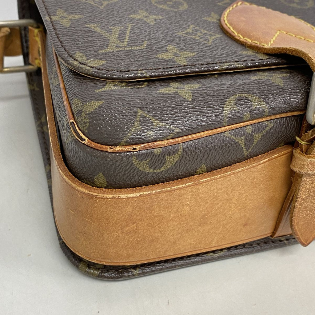 Louis Vuitton Shoulder Bag Monogram Cartouchiere MM Brown — view 6