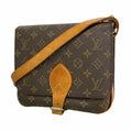 Louis Vuitton Shoulder Bag Monogram Cartouchiere MM Brown
