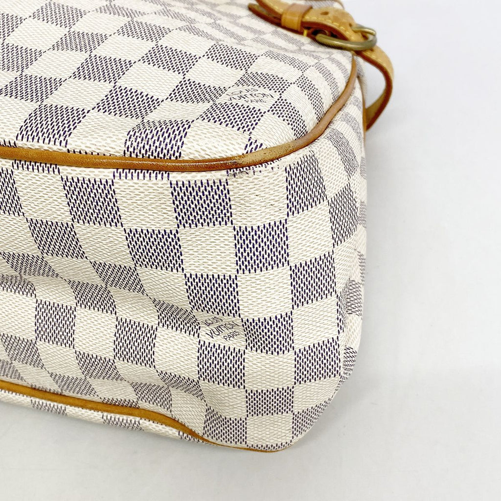 Louis Vuitton Tote Damier Azur Batignolles Horizon Tal White — view 6
