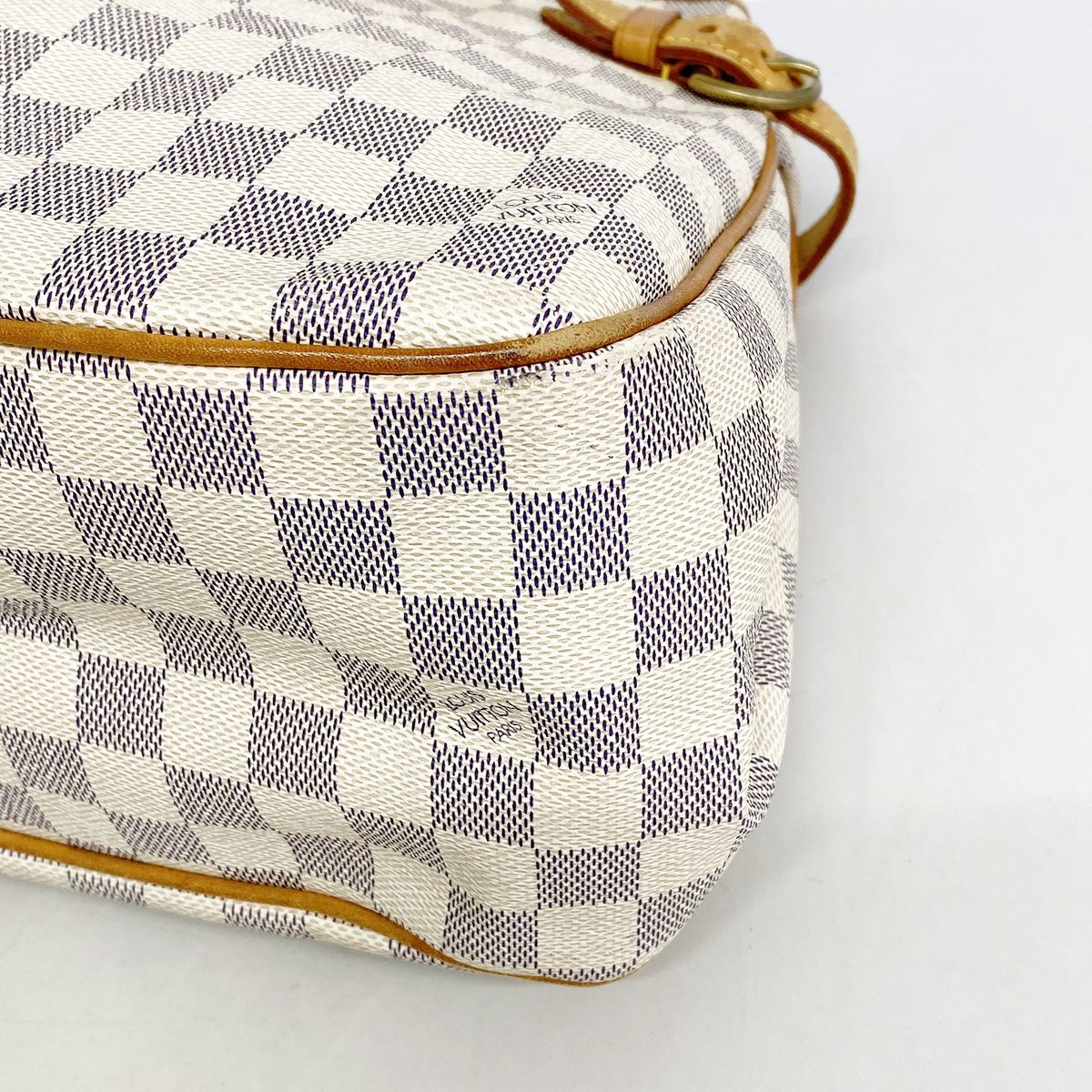 Louis Vuitton Tote Damier Azur Batignolles Horizon Tal White — view 6
