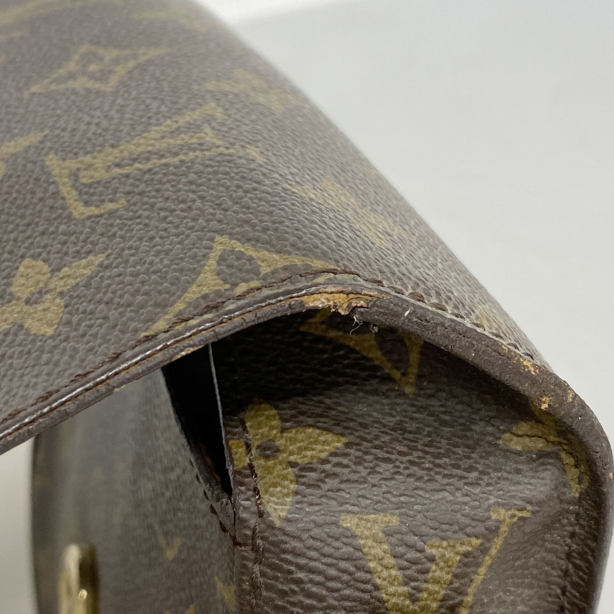 Louis Vuitton Shoulder Bag Monogram Mini Saint-cloud Brown — view 7