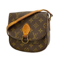 Louis Vuitton Shoulder Bag Monogram Mini Saint-cloud Brown