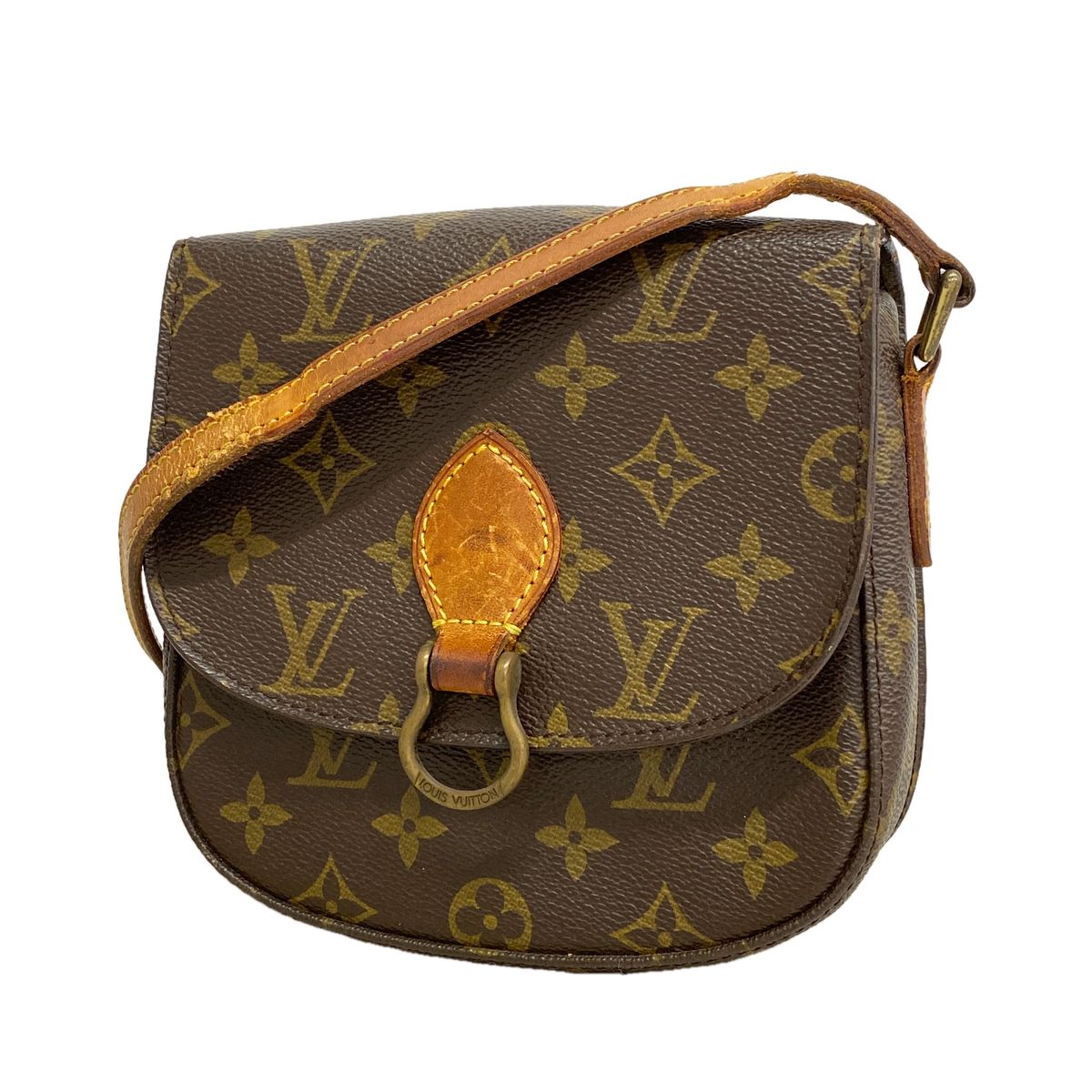 Louis Vuitton Shoulder Bag Monogram Mini Saint-cloud Brown