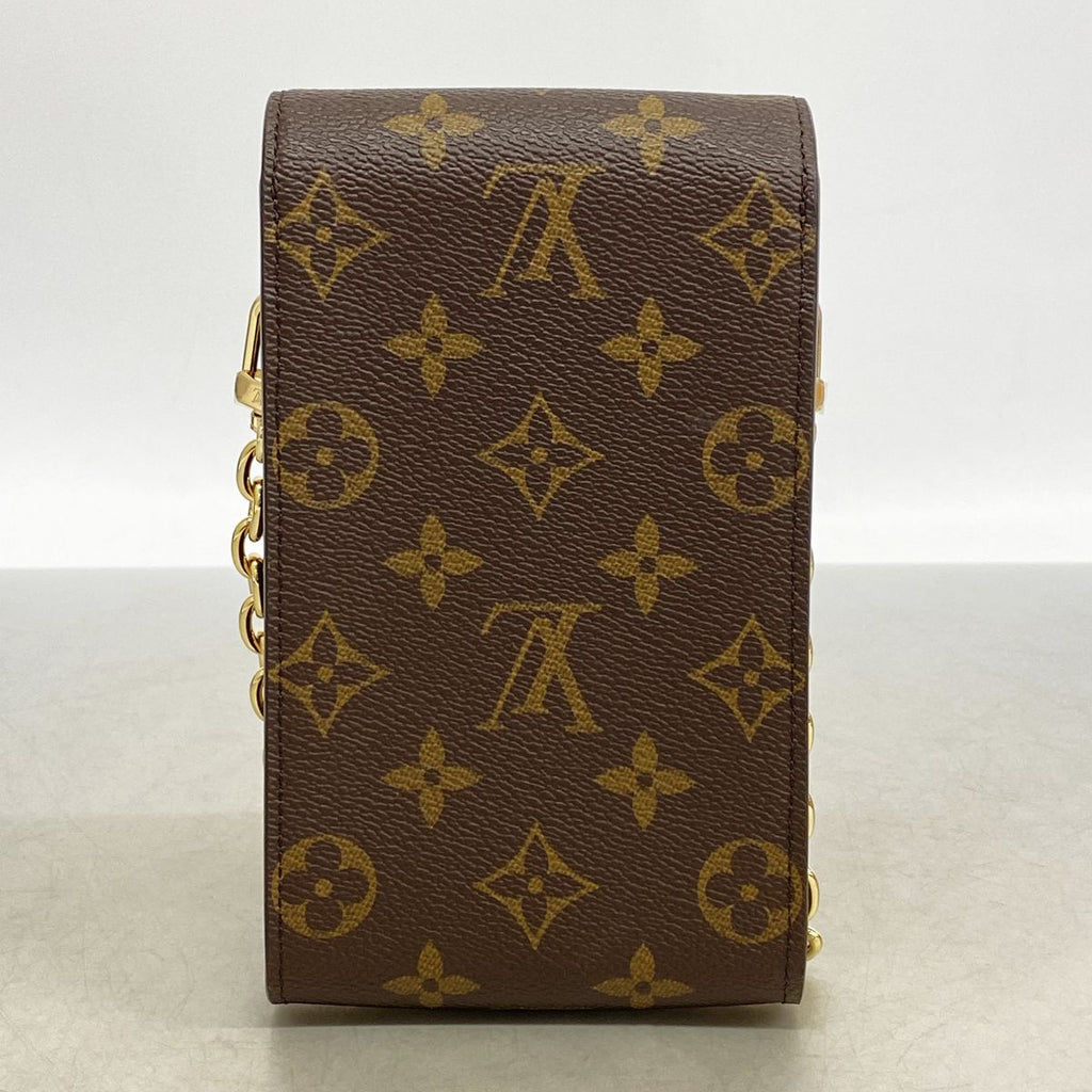 Louis Vuitton Shoulder Bag Monogram Phone Pouch Metis Brown — view 8