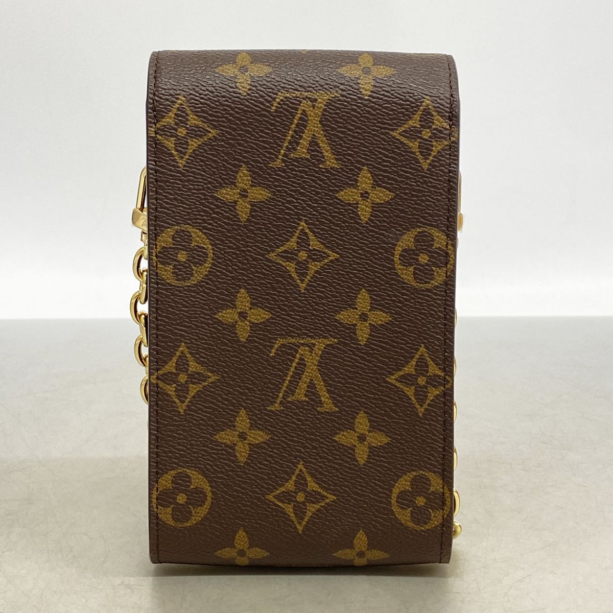 Louis Vuitton Shoulder Bag Monogram Phone Pouch Metis Brown — view 8