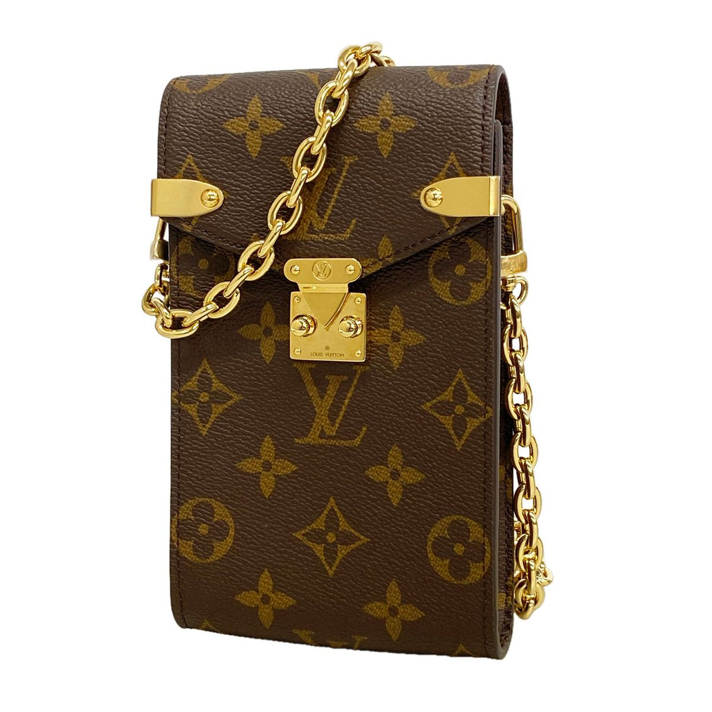 Louis Vuitton Shoulder Bag Monogram Phone Pouch Metis Brown
