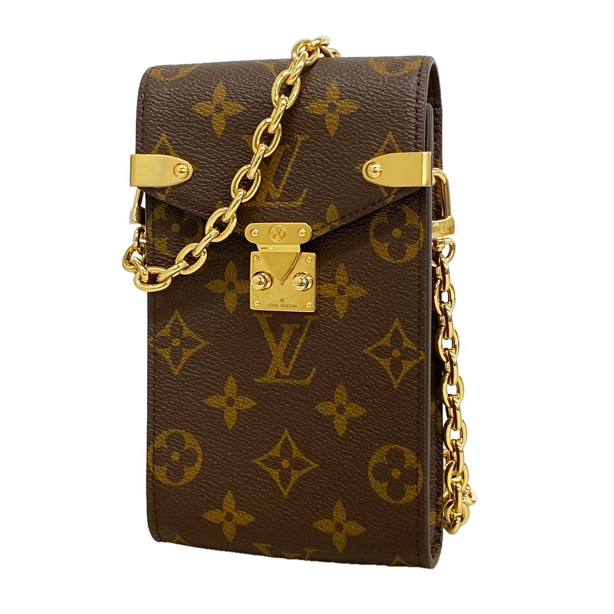 Louis Vuitton Shoulder Bag Monogram Phone Pouch Metis Brown