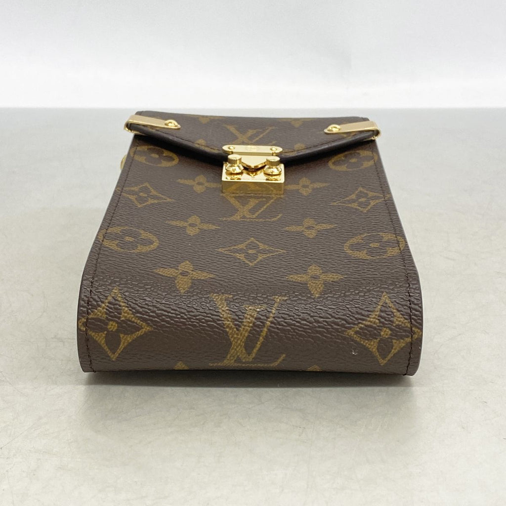 Louis Vuitton Shoulder Bag Monogram Phone Pouch Metis Brown — view 3