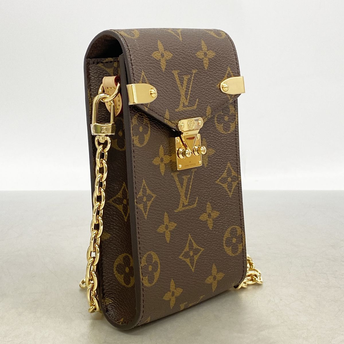 Louis Vuitton Shoulder Bag Monogram Phone Pouch Metis Brown — view 2