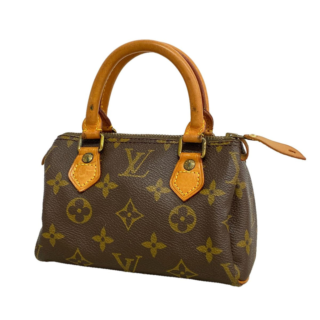 Louis Vuitton Handbag Monogram Mini Speedy Brown