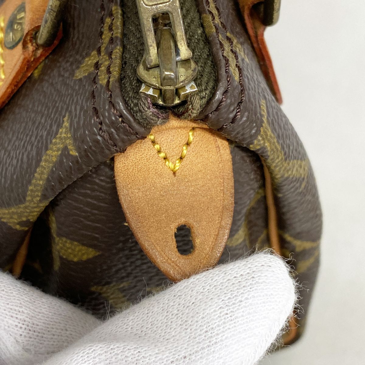 Louis Vuitton Handbag Monogram Mini Speedy Brown — view 8