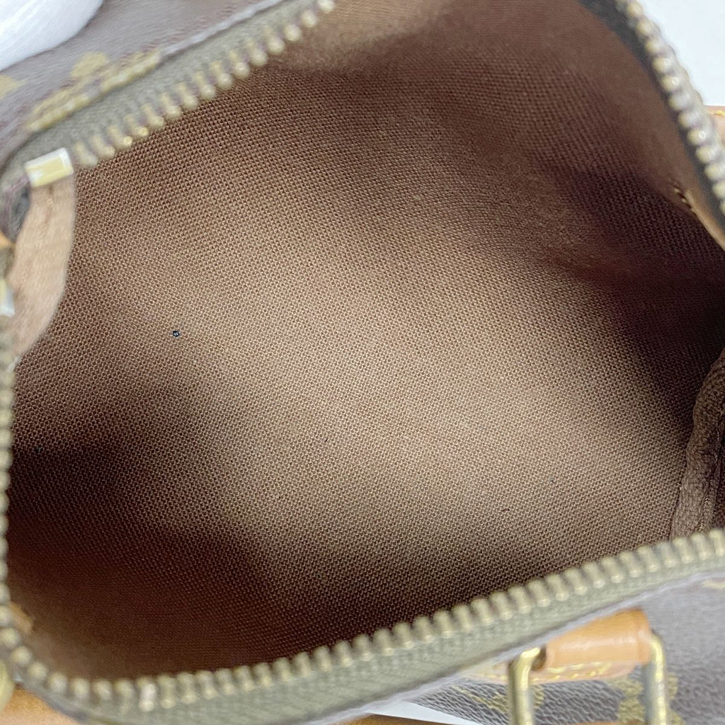 Louis Vuitton Handbag Monogram Mini Speedy Brown — view 4