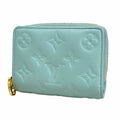Louis Vuitton Wallet Monogram Embossed Portefeuille Lou Blue