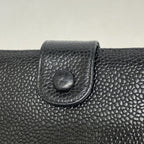 Chanel Wallet Caviar Leather Black Gold — view 7