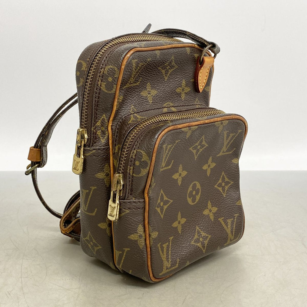 Louis Vuitton Shoulder Bag Monogram Mini Amazon Brown — view 2