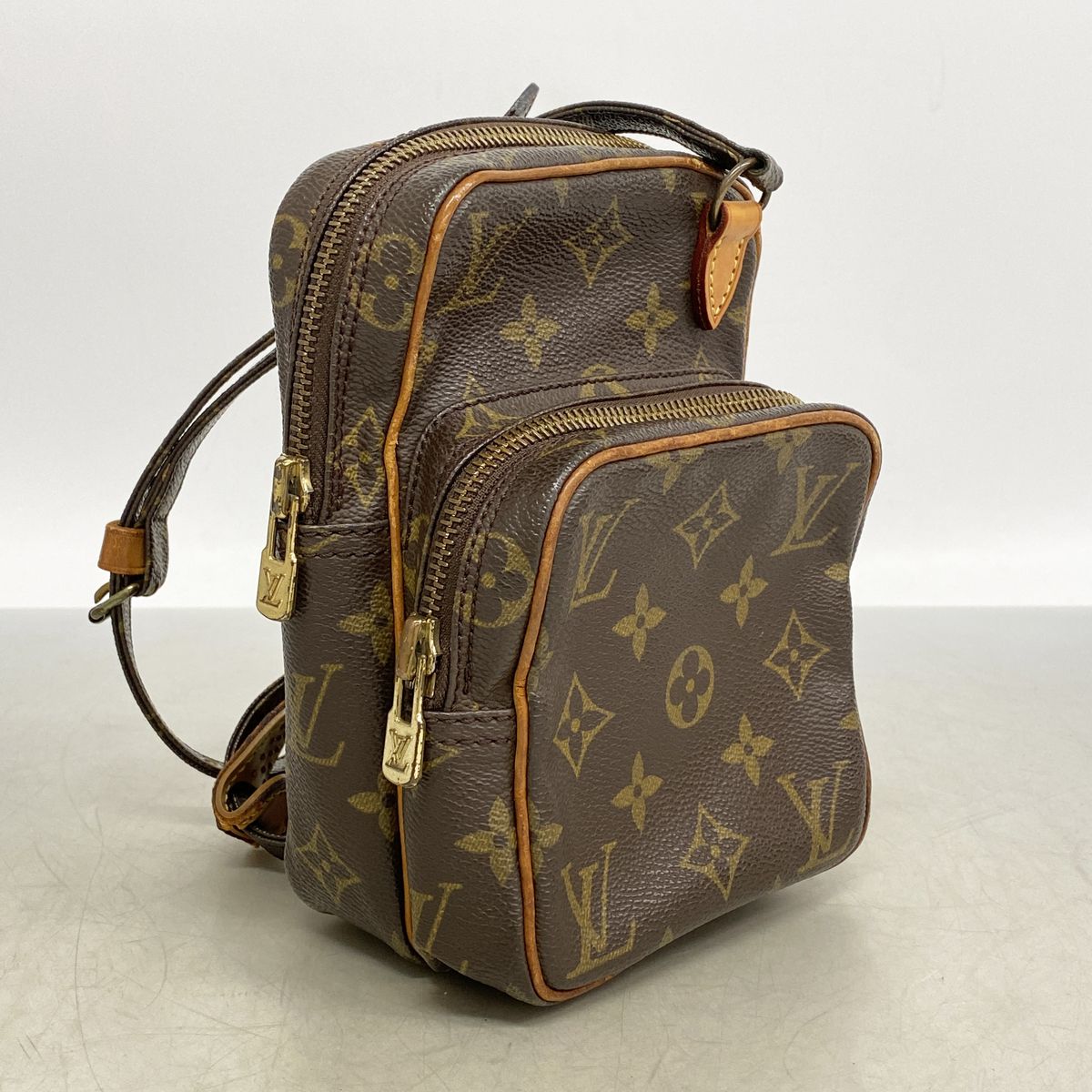 Louis Vuitton Shoulder Bag Monogram Mini Amazon Brown — view 2