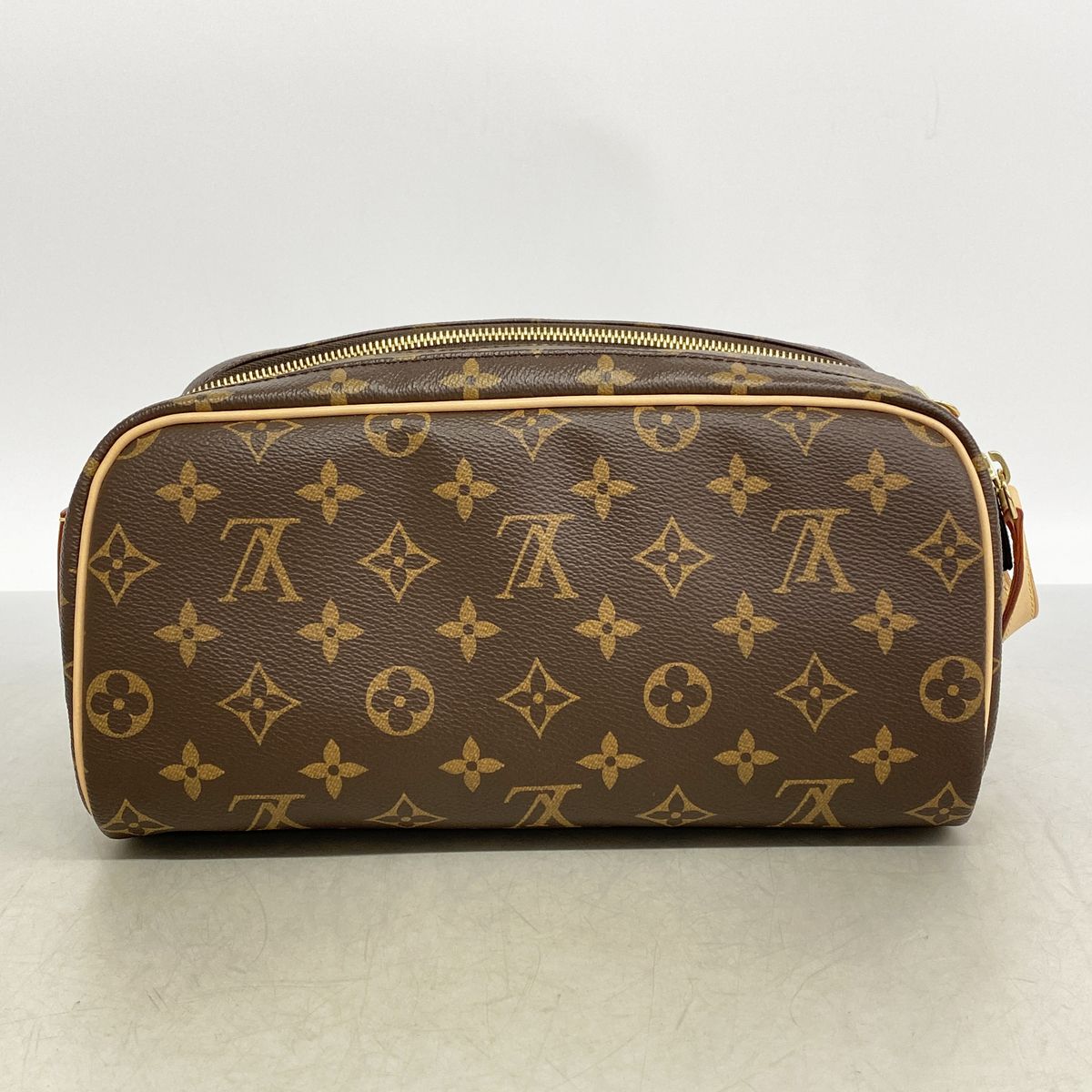 Louis Vuitton Clutch Monogram Dopp Kit Brown — view 7