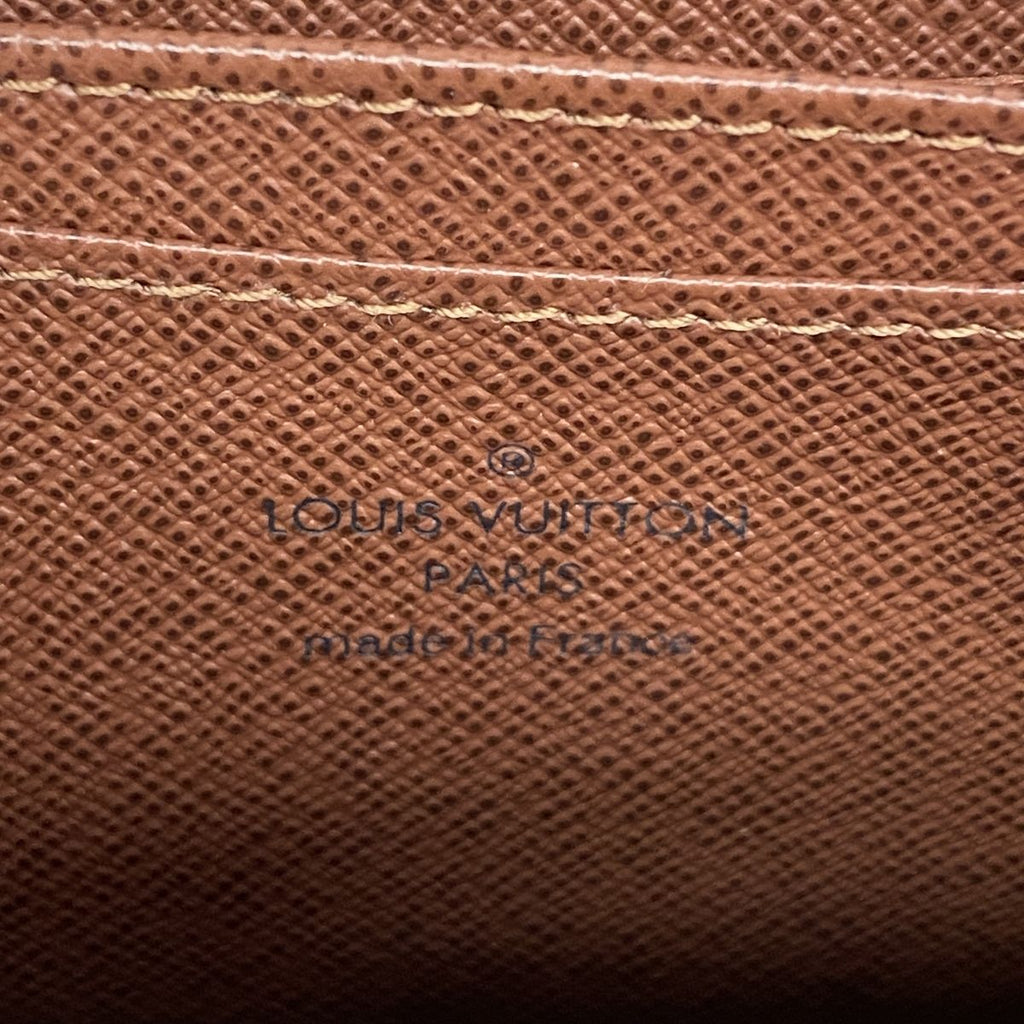 Louis Vuitton Coin Purse Monogram Zippy Brown — view 4