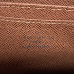 Louis Vuitton Coin Purse Monogram Zippy Brown — view 4