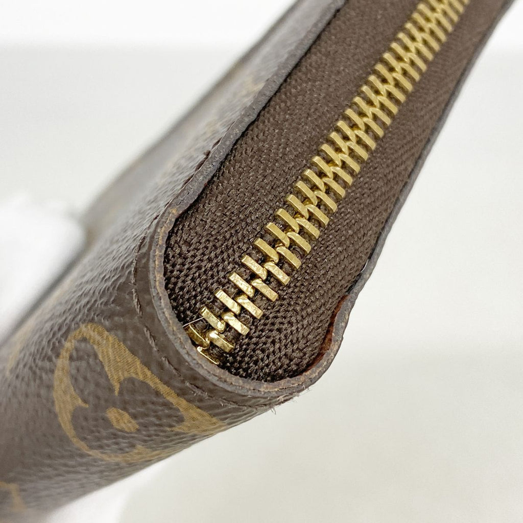 Louis Vuitton Coin Purse Monogram Zippy Brown — view 5