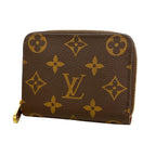 Louis Vuitton Coin Purse Monogram Zippy Brown