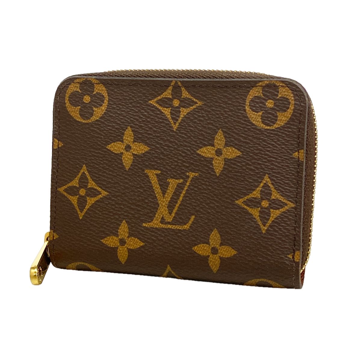 Louis Vuitton Coin Purse Monogram Zippy Brown