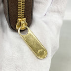 Louis Vuitton Coin Purse Monogram Zippy Brown — view 7