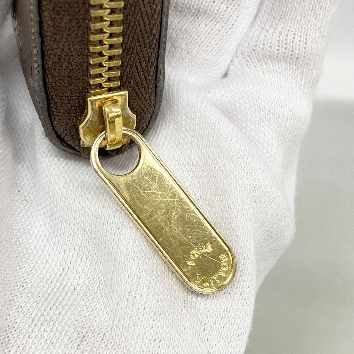 Louis Vuitton Coin Purse Monogram Zippy Brown — view 7
