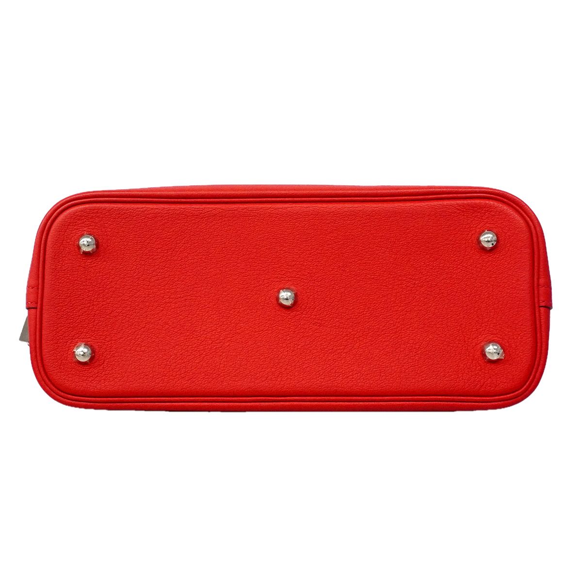 Hermes Handbag Bolide Evercolor Rouge Vif Silver 2-Way Bag — view 3