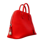 Hermes Handbag Bolide Evercolor Rouge Vif Silver 2-Way Bag — view 2