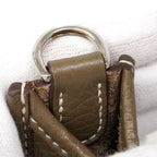 Hermes Shoulder Bag Evelyne TPM Taurillon Clemence Etoupe Silver — view 8