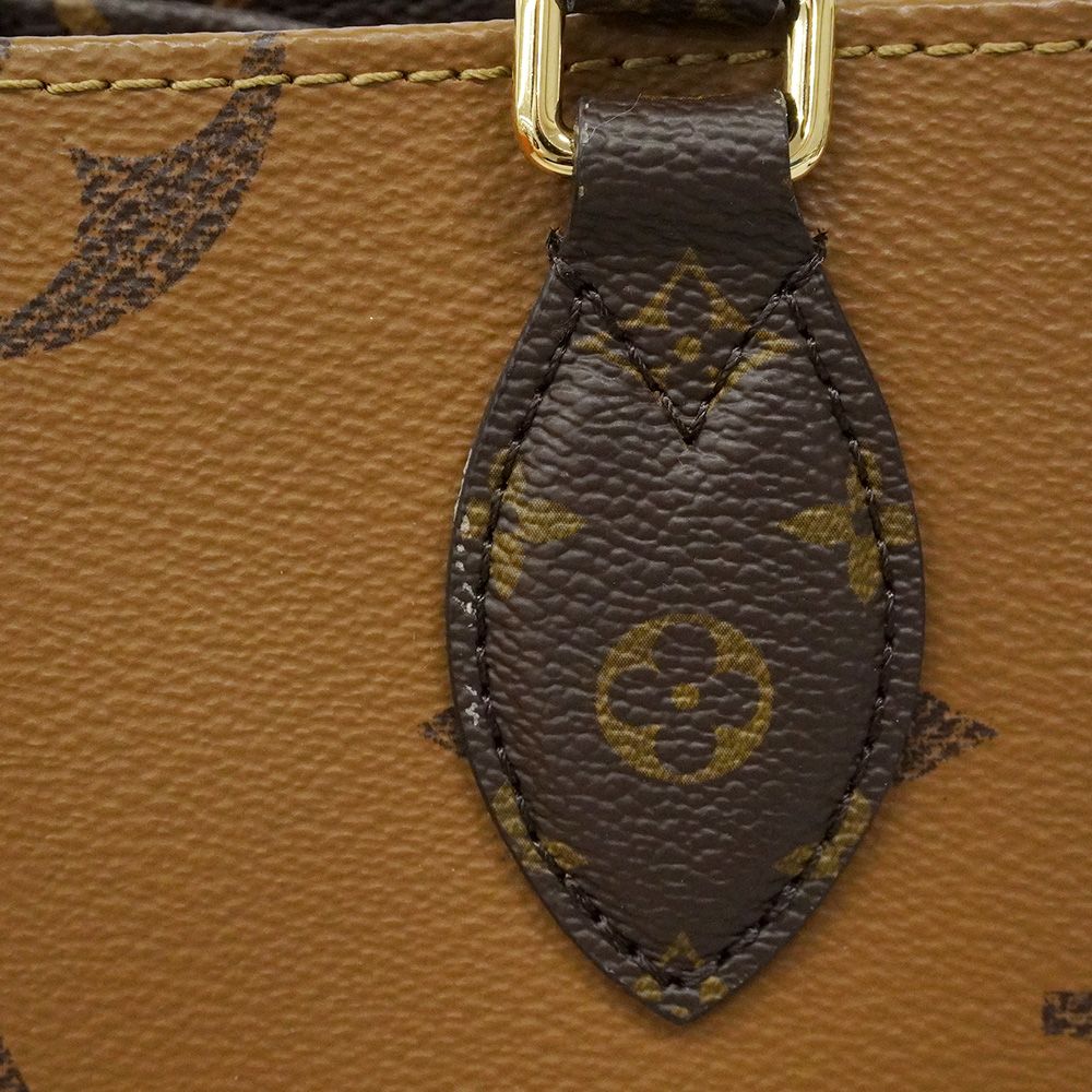 Louis Vuitton Handbag Monogram Giant Reverse on the Go PM Brown 2-Way Bag — view 8