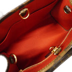 Louis Vuitton Handbag Monogram Giant Reverse on the Go PM Brown 2-Way Bag — view 4