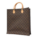 Louis Vuitton Tote Monogram Sac Plat Brown