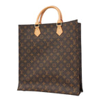 Louis Vuitton Tote Monogram Sac Plat Brown