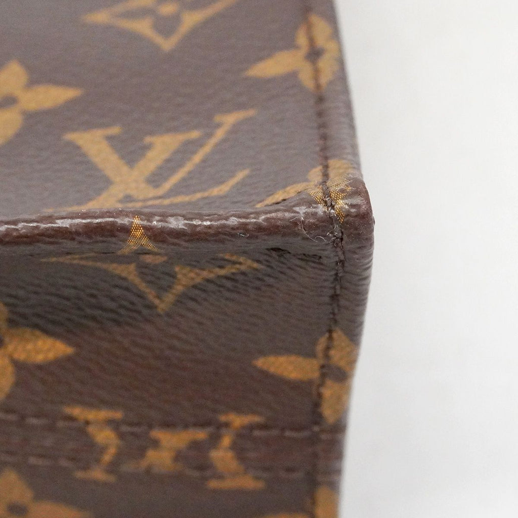 Louis Vuitton Tote Monogram Sac Plat Brown — view 7