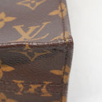 Louis Vuitton Tote Monogram Sac Plat Brown — view 7
