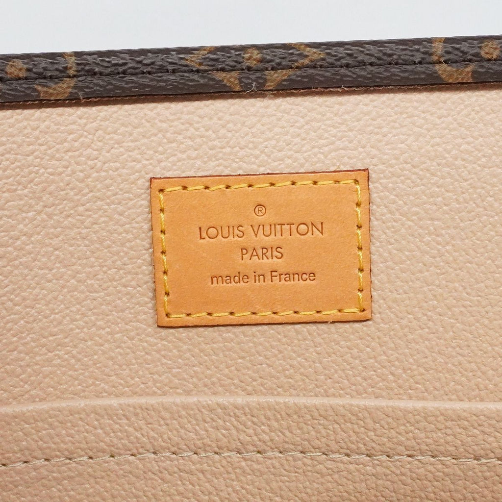 Louis Vuitton Tote Monogram Sac Plat Brown — view 5