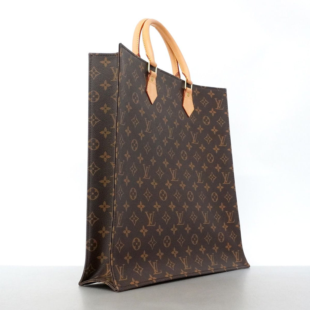 Louis Vuitton Tote Monogram Sac Plat Brown — view 2