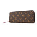 Louis Vuitton Wallet Monogram Portefeuille Clemence Fuchsia