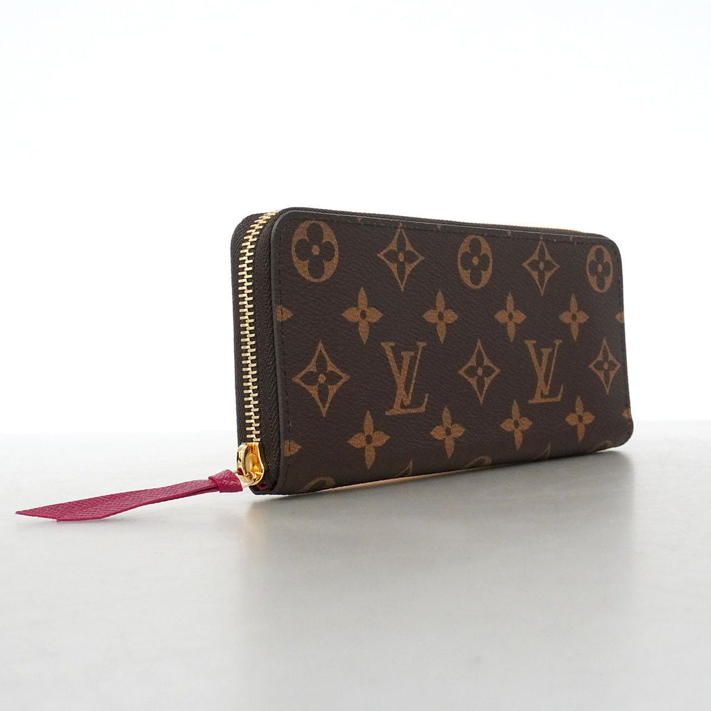 Louis Vuitton Wallet Monogram Portefeuille Clemence Fuchsia — view 2
